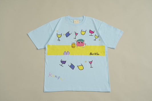 007バーでのステキな出会いに乾杯Tshirt (酔っ払いver)